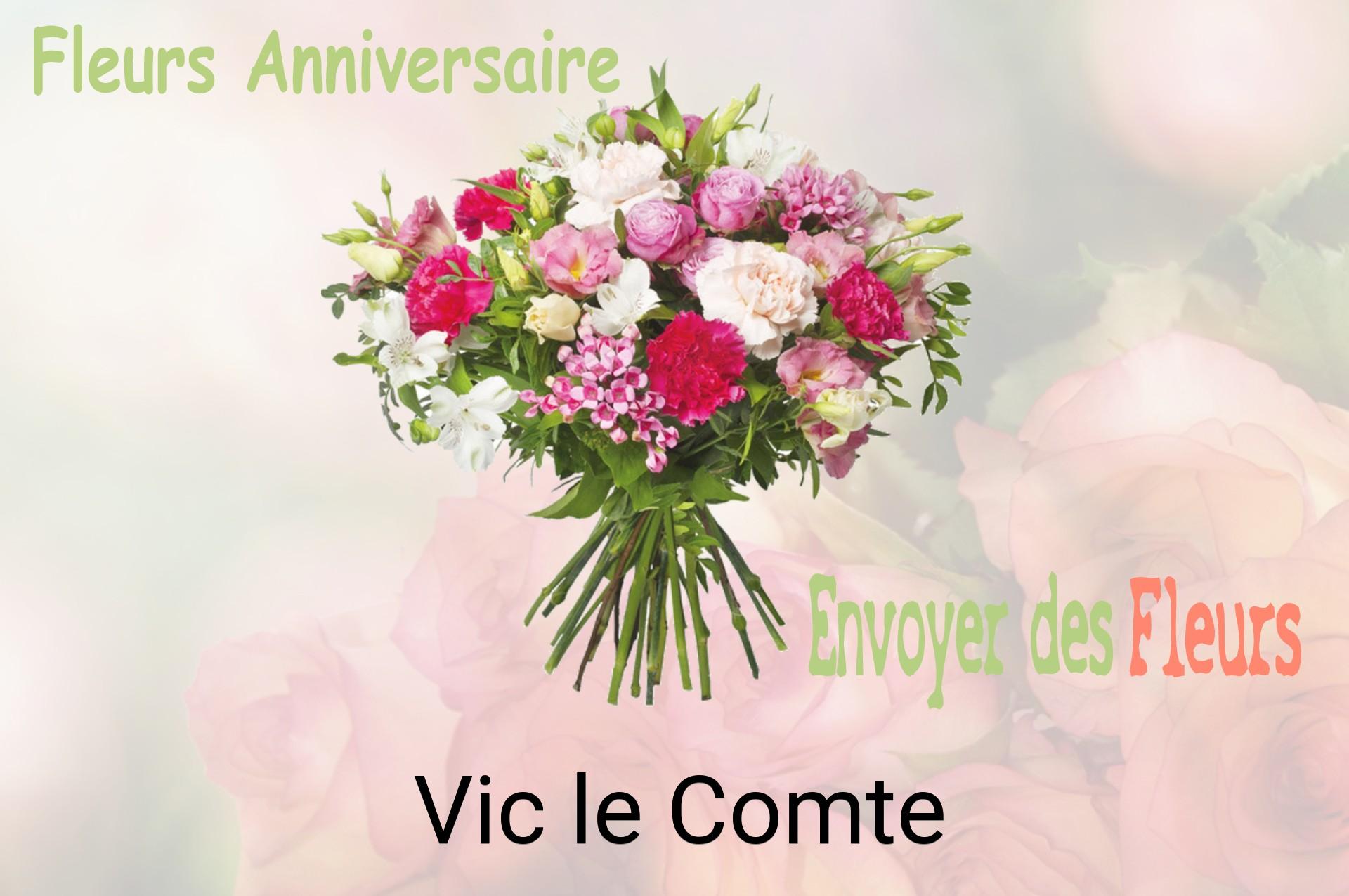 Bouquet de fleurs d’anniversaire livré à Vic-le-Comte