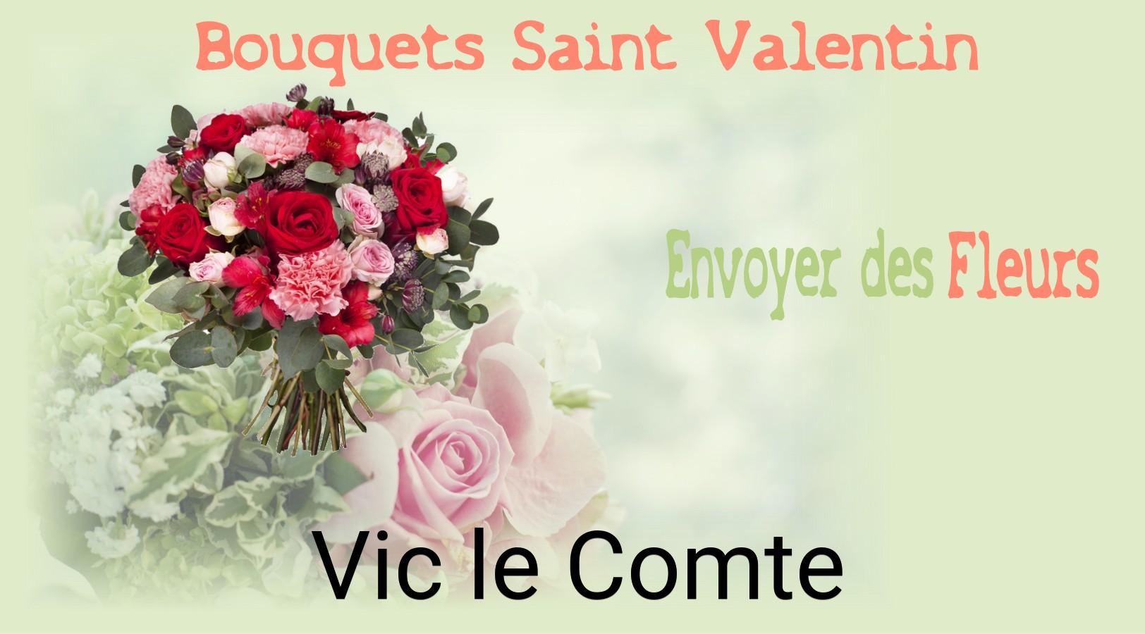Roses de Saint-Valentin livrées à Vic-le-Comte